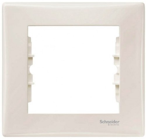 Рамка горизонтальная Schneider Electric Sedna 1-м. бежевый картинка